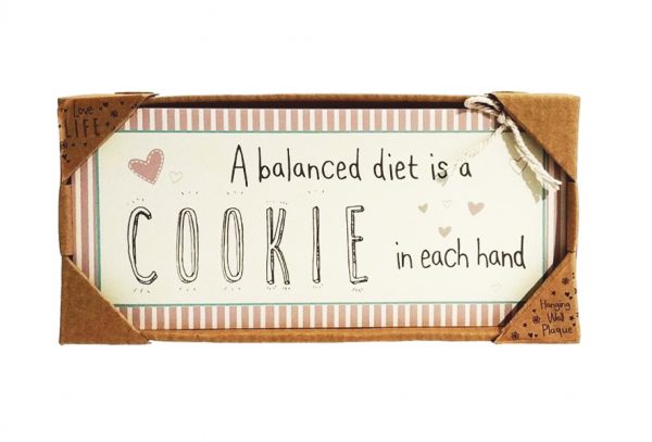 Placa decorativa A Balanced Diet... - imagine 3