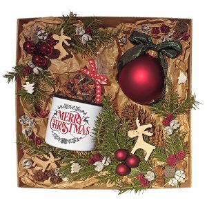 Set cadou pentru Craciun - Merry Christmas (Personalizat)