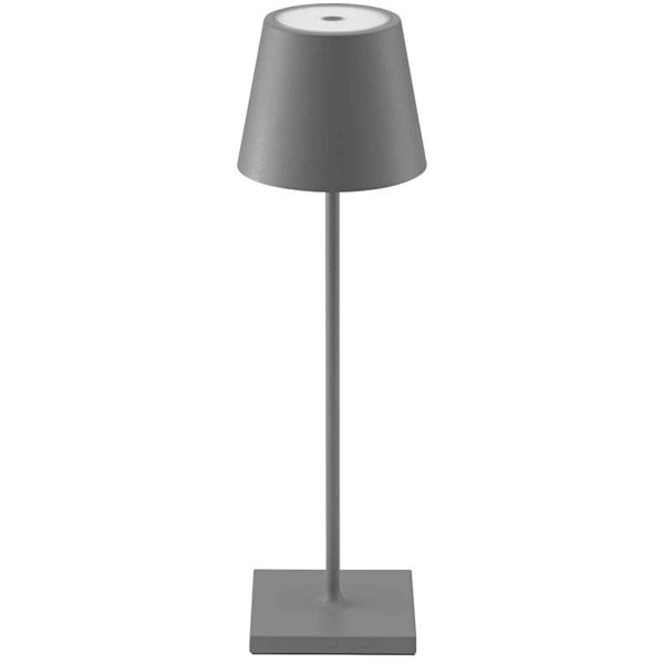 Lampa LED Nuindie 38 cm - gri grafit