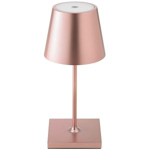 Lampa LED Nuindie 25 cm - roz-auriu andonizat