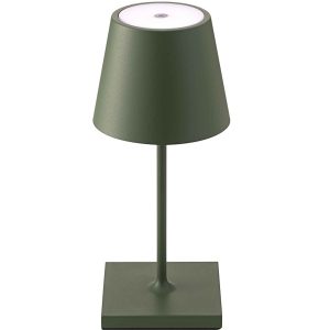 Lampa LED Nuindie 25 cm - verde inchis