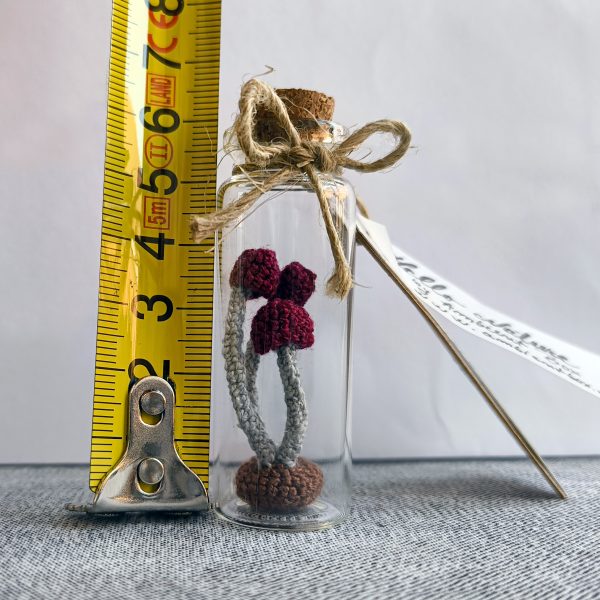 Ciupercute crosetate – decor handmade in miniatura - imagine 2